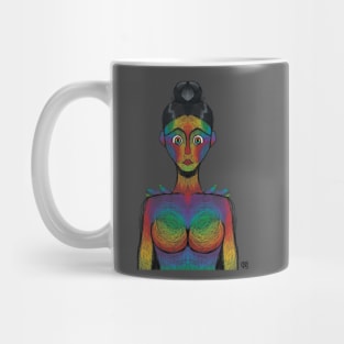 Rainbow Lady :: Human or Human-Like Characters Mug